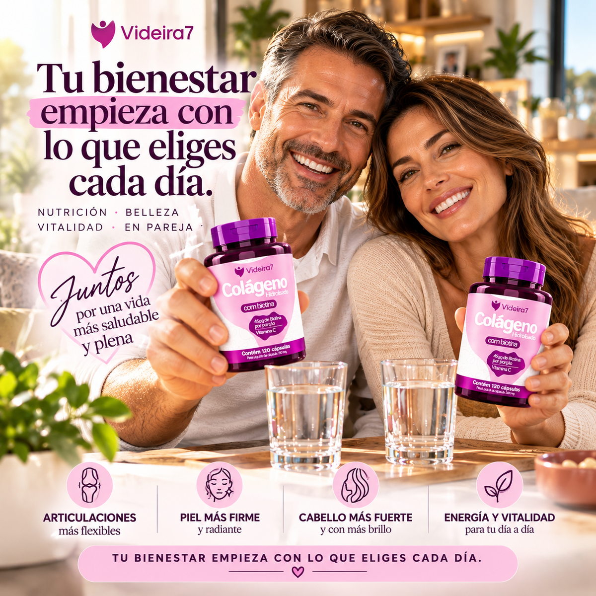 COLAGENO HIDROLIZADO CON BIOTINA y VIT C