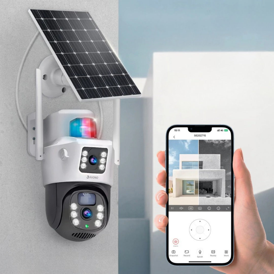 Camara Solar Mcasa Ptz Wifi 2k Nocturna