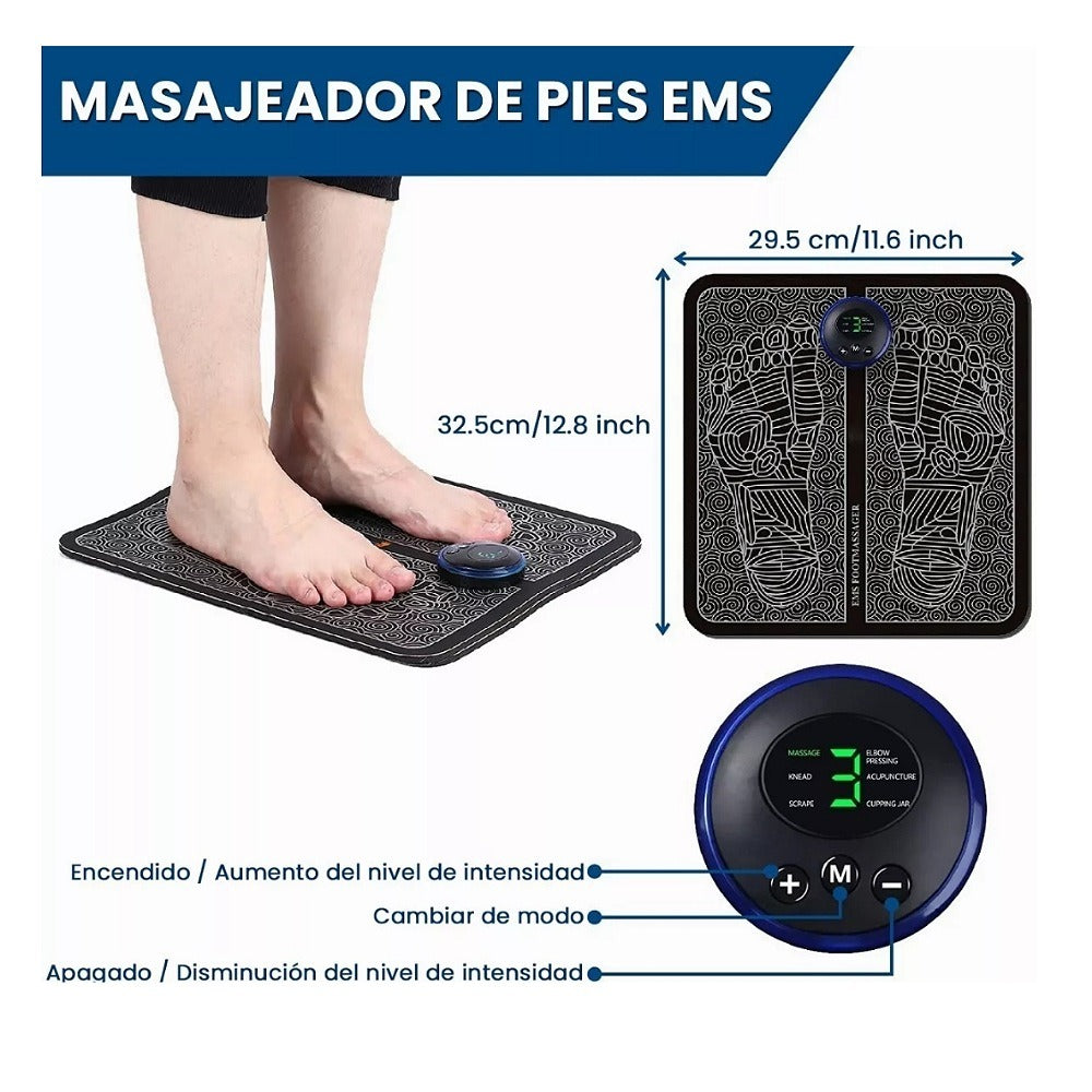 Masajeador Electrico Pies Multifunc.ems