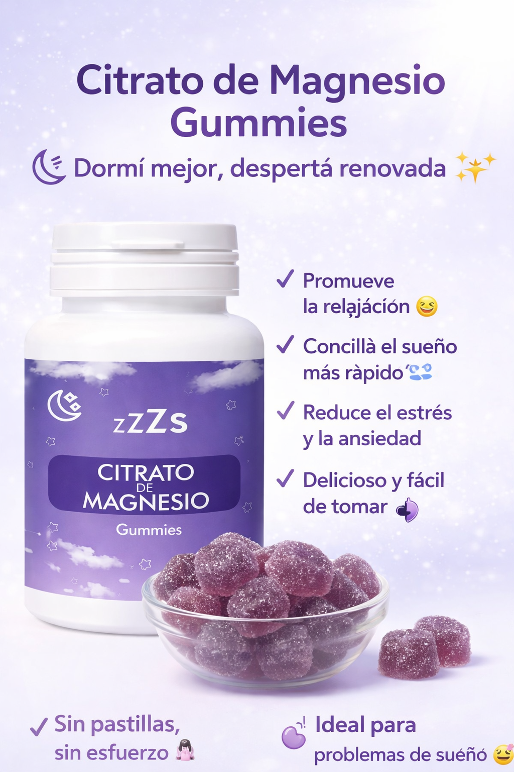 Gomitas Para Dormir Citrato De Magnesio