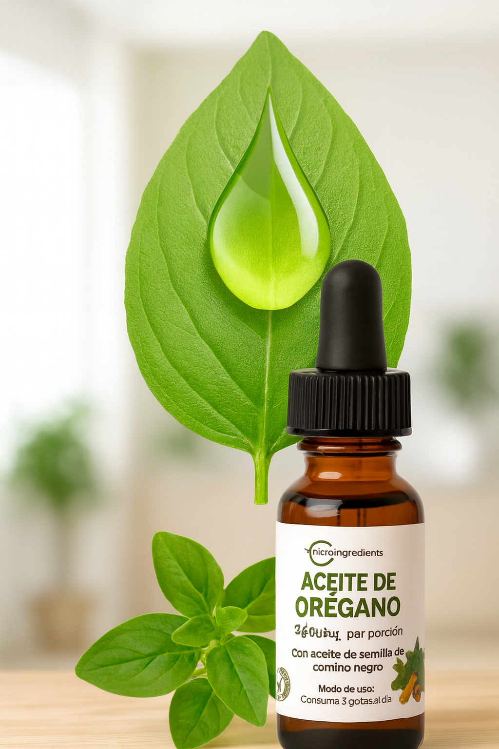 Aceite De Oregano En Gotas 100 Natural