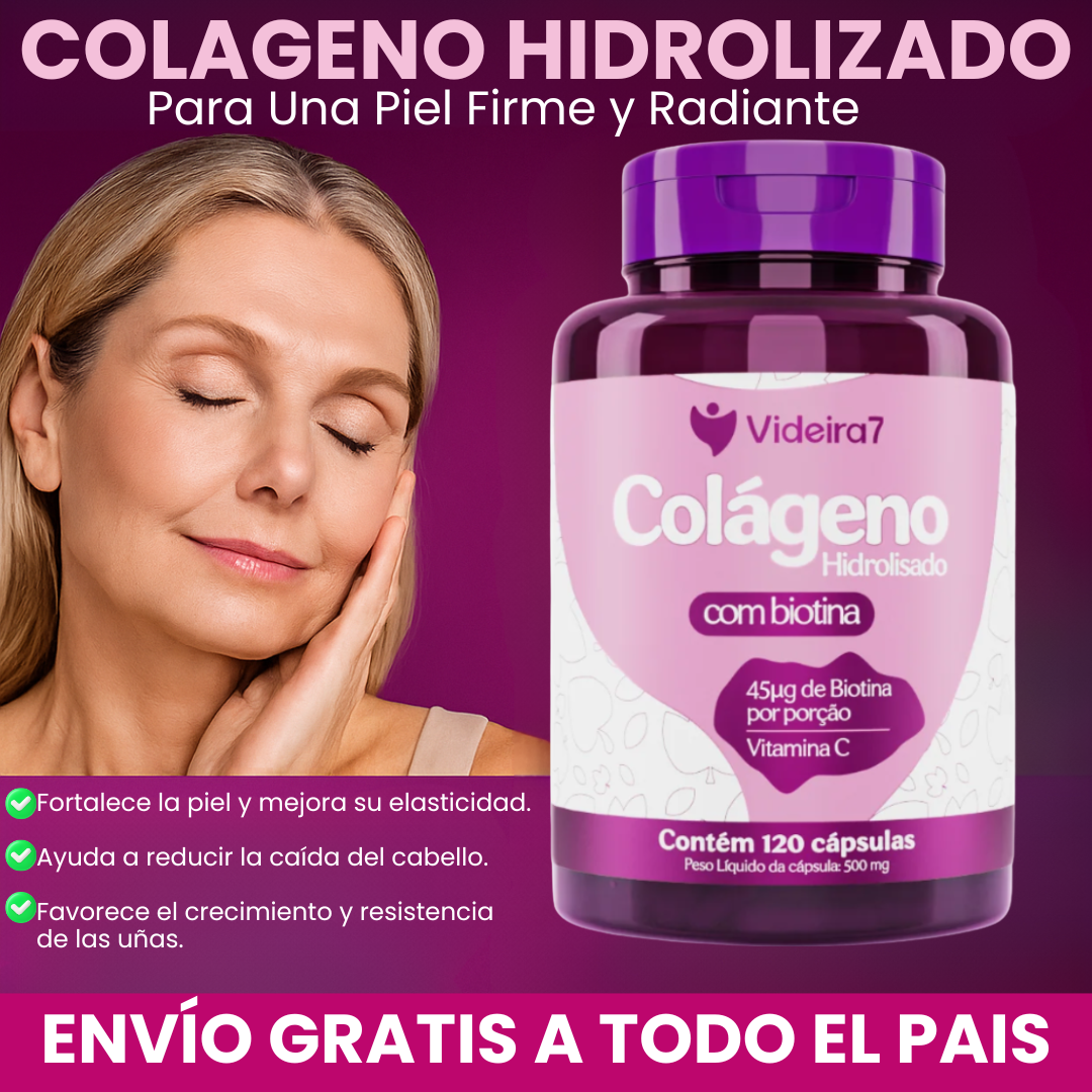 COLAGENO HIDROLIZADO CON BIOTINA y VIT C